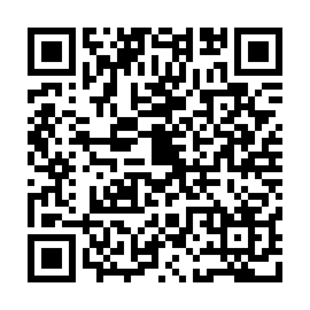 QR code that opens the Global Salon Instagram profile