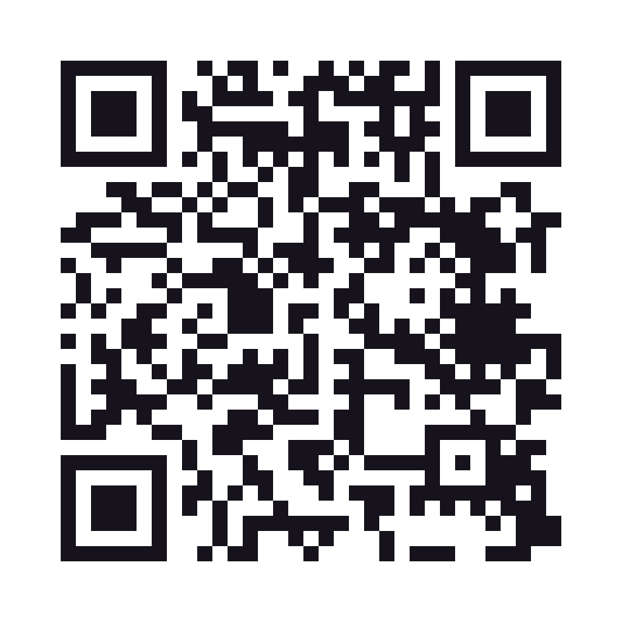 QR code that opens the Global Salon website