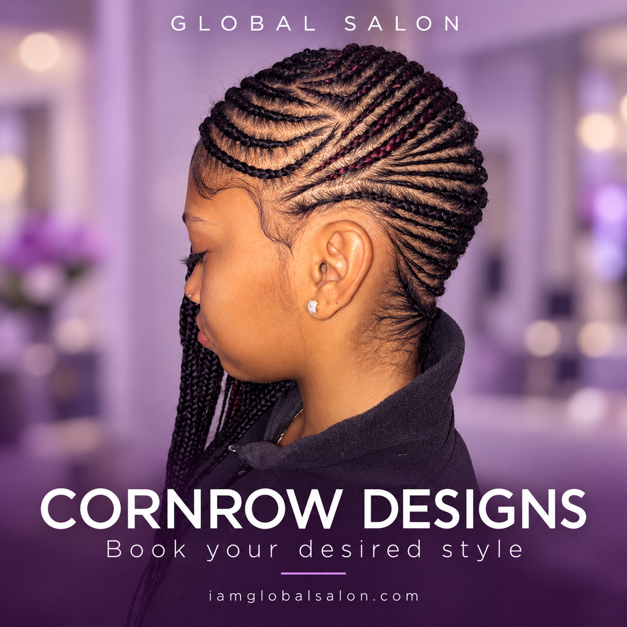 Global Salon — Cornrow designs